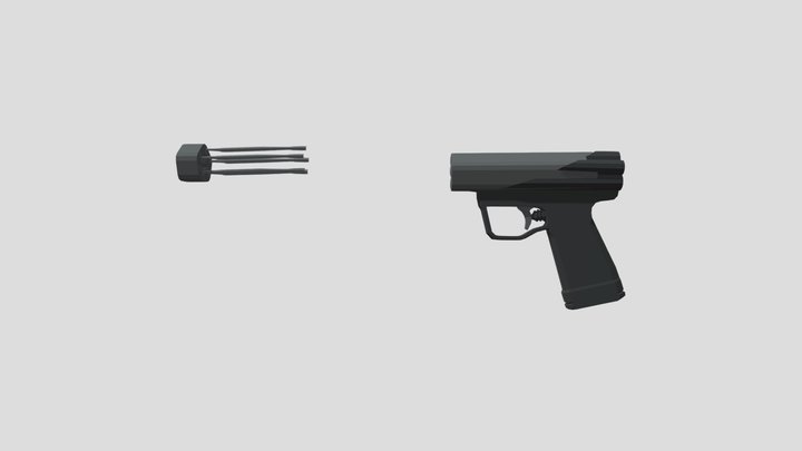 Low Poly HK P11 3D Model
