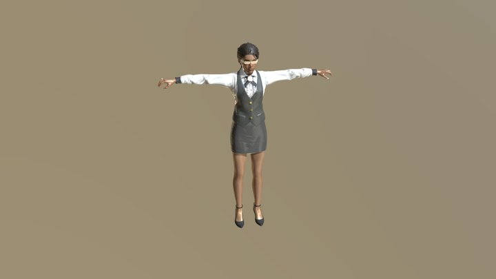 femaleeagent 3D Model