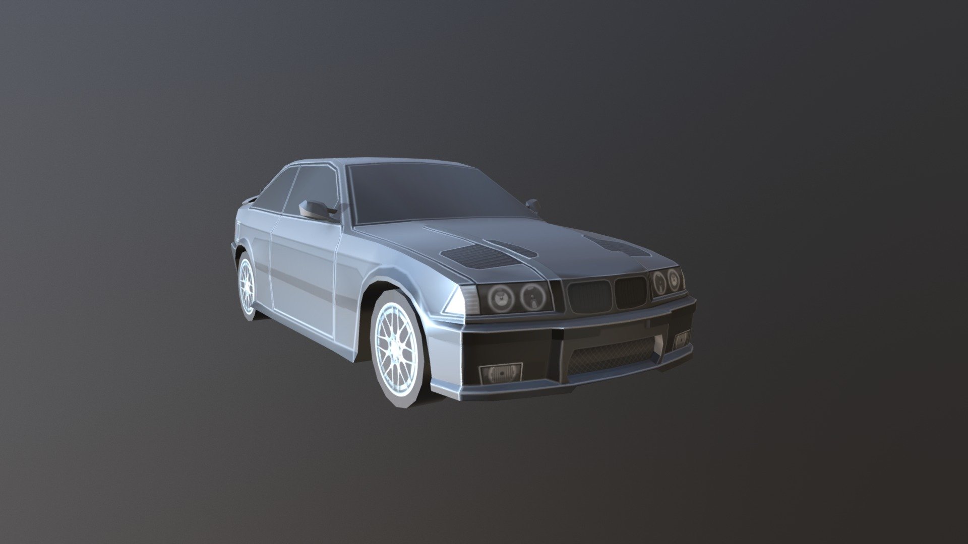 Bmw e36 3d модель