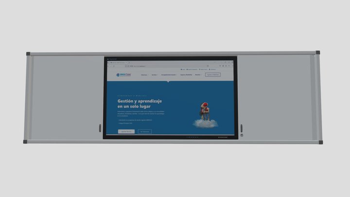 Pizarra Interactiva 3D Model