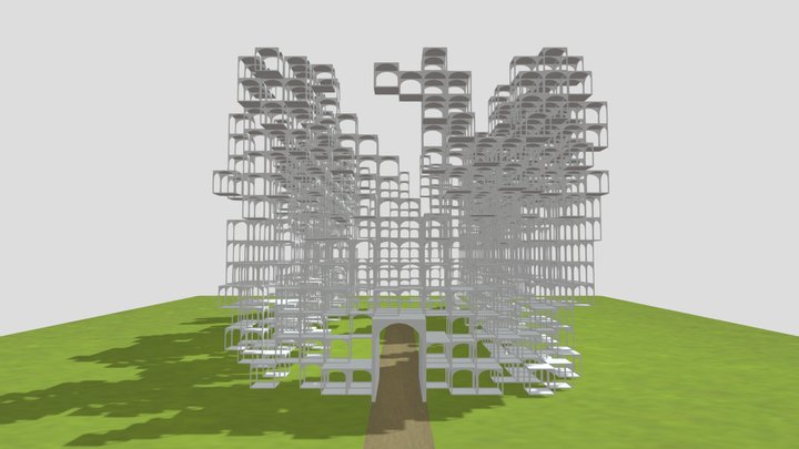 Hall of frame 3D Model