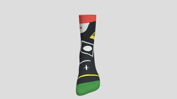 Sock Jamel 04 3D Model