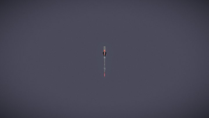 Cyberpunk Katana 3D Model