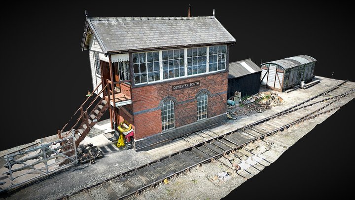 Oswestry South Signal Box 3D Model