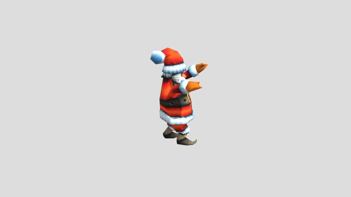 Santa Dancing 3D Model