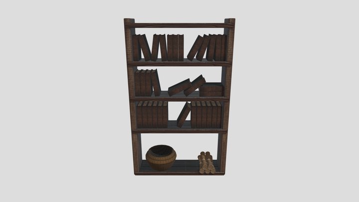 bookcase 3D Model