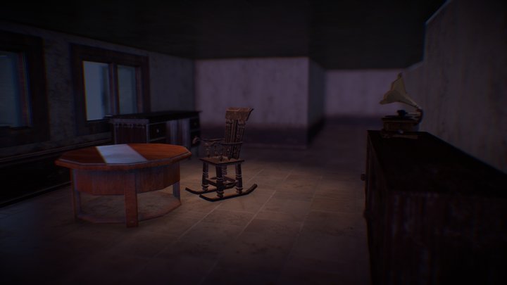 Dirty Old Room 3D Model