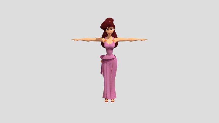 Megara (Hercules) 3D Model