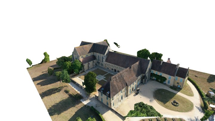 Abbaye de l'Epau 3D Model