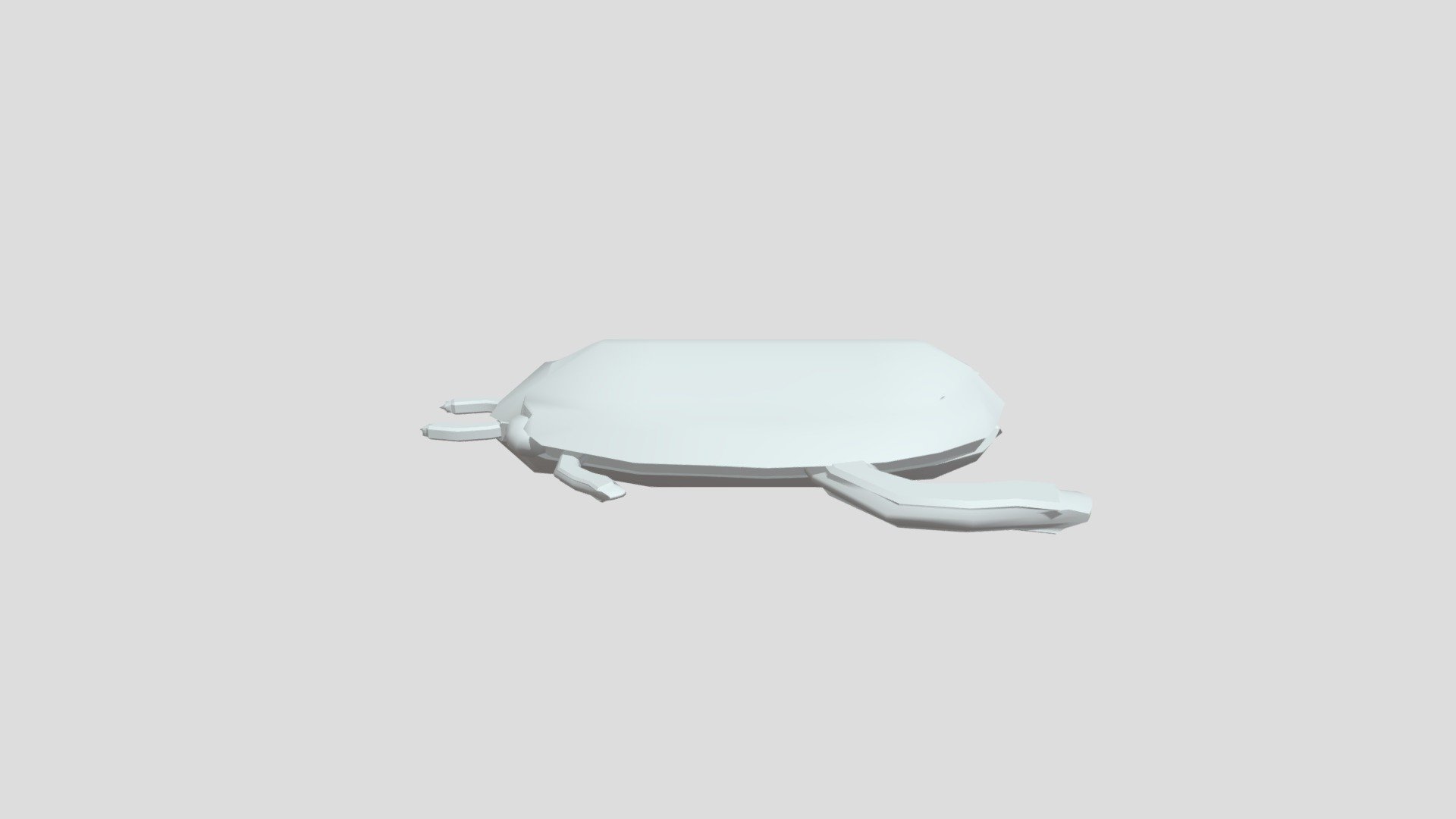 Low-poly Water Beetle