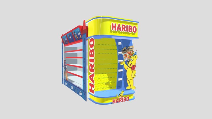 Prince Biscuit & Haribo Candy 3D Model