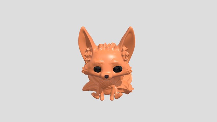 Kurama chibi, Fox 3D Model