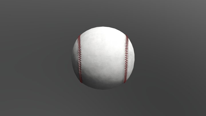 Baseball 3D Model