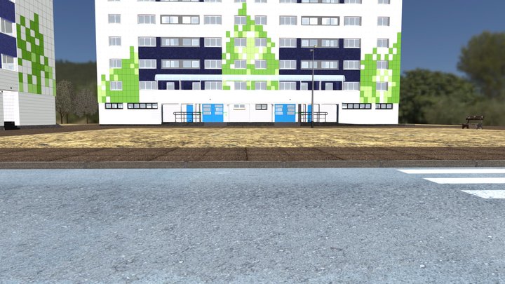 Tours Clément Ader 3D Model