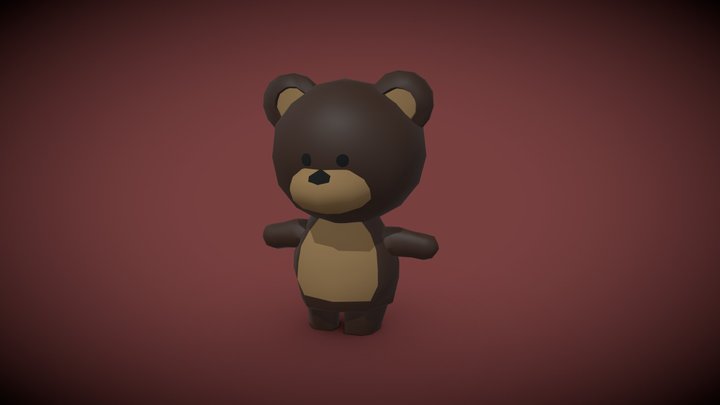 Teddy Bear Model 3D Model