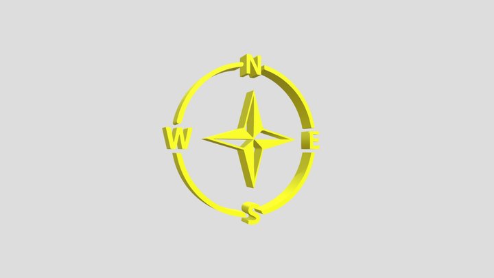3D Cardinal Directions (N, S, E, W)