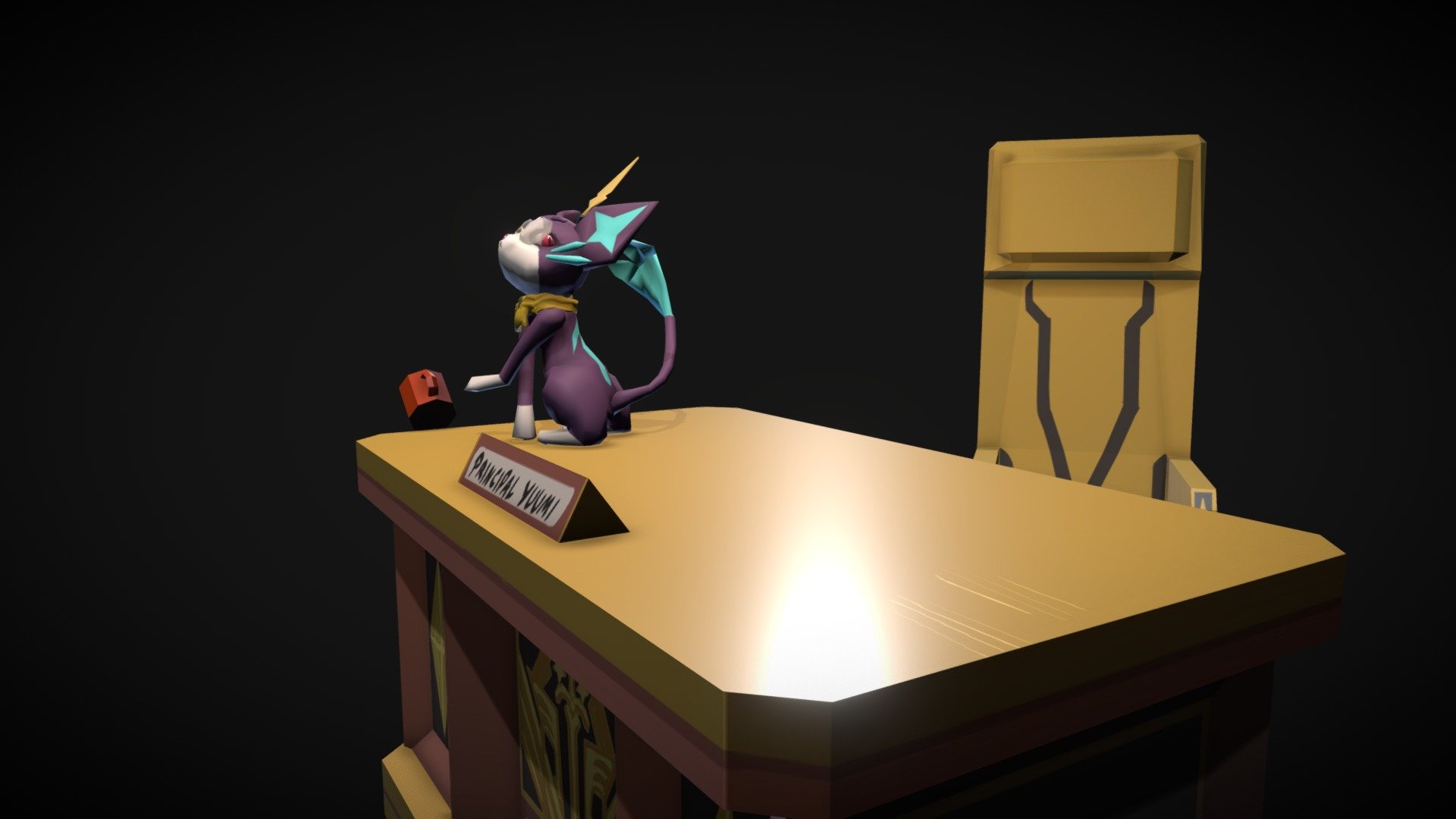 Principal Yuumi Diorama - Caught in the Act