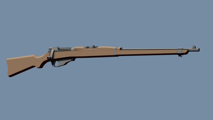 Low-Poly M1895 Lee Navy