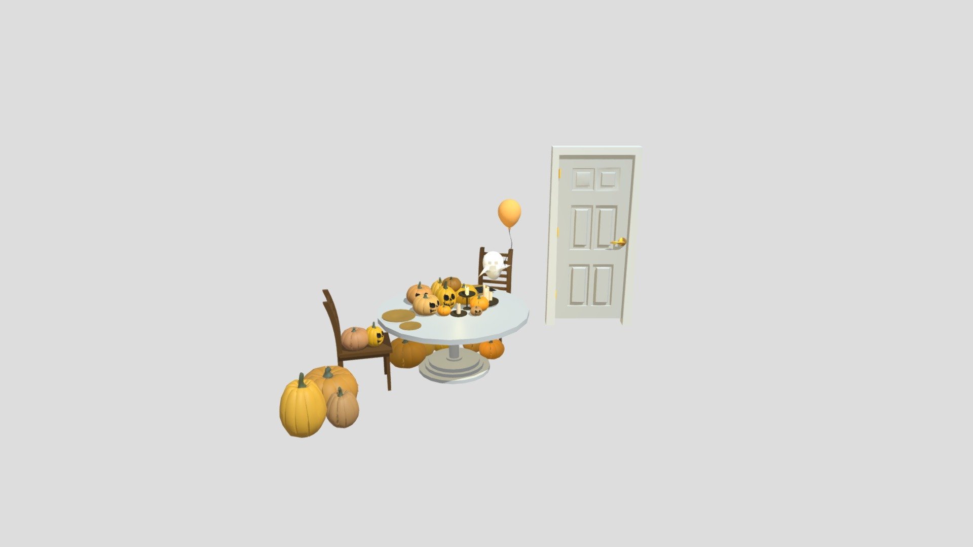 Halloween Version 1 - 3D model by bellalyu (@bella2002.lyu) [9566f51 ...