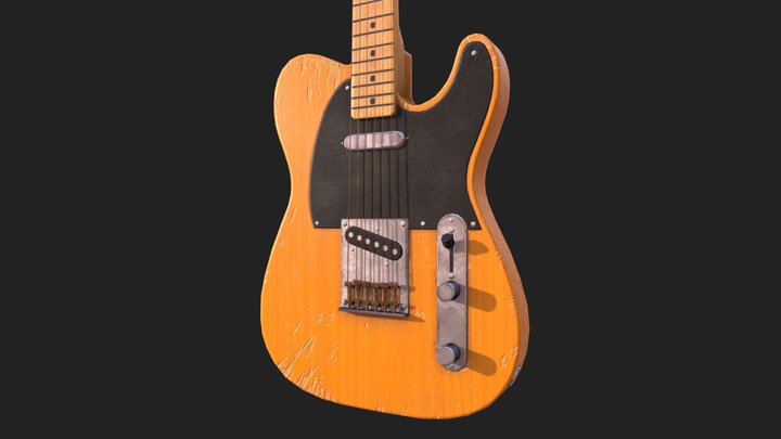 Fender Telecaster "Flenser Edition" 3D Model