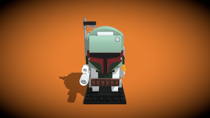 Lego Boba Fett 3D Model