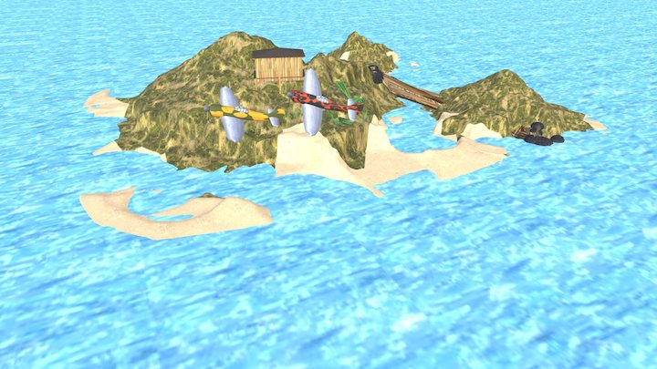 Isla Aviones 3D Model