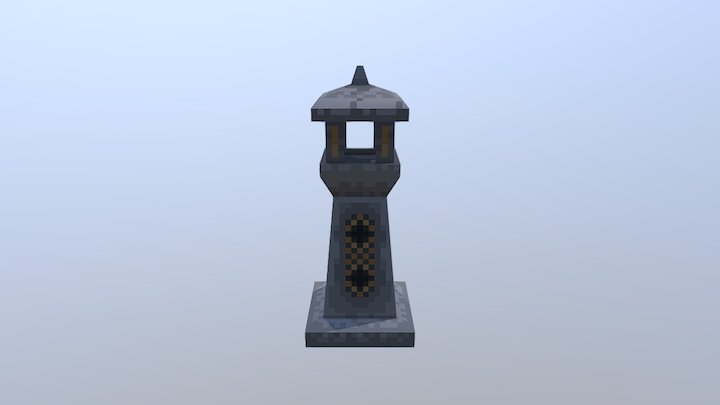 Queen's Meadow Lantern 3D Model