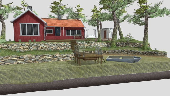 DAE Diorama - By the ocean 3D Model