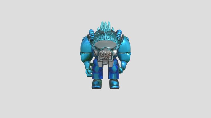 dr.Zomboss ice pea zimbotanic 3D Model