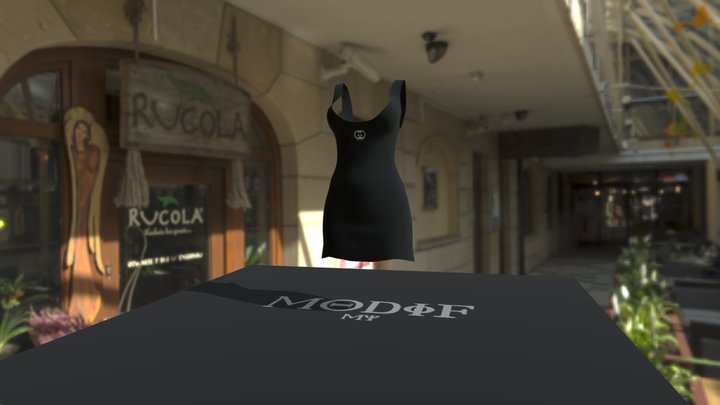 FVART3D Gucci-Style Dress – Design 3D Model