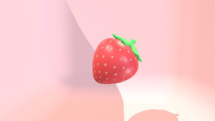 Strawberry🍓 – Free 3D Model STL