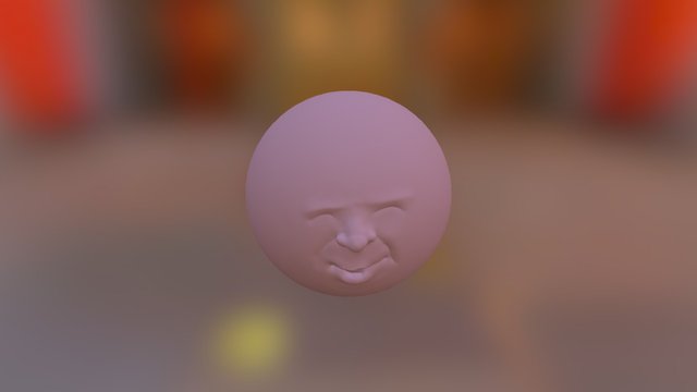 Smiling Orb 3D Model