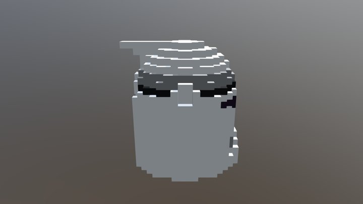 Phase 1 Clone Trooper Helmet Obj 3D Model