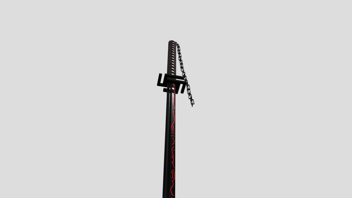 Katana Ichigo's bankai 3D Model