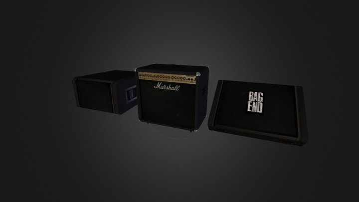 Speakers 3D Model