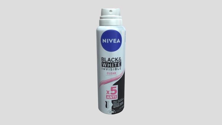 Nivea - (E) Black White invisible clear 3D Model