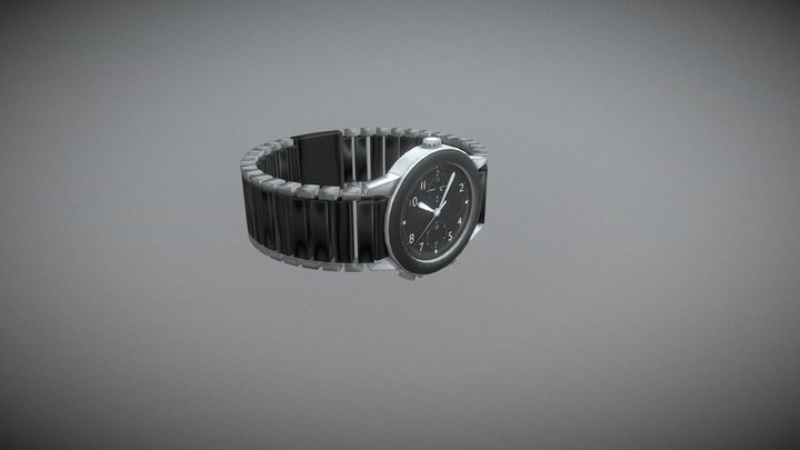 Wrist Watch – Game-Ready 3D Model – Free 3D Model STL