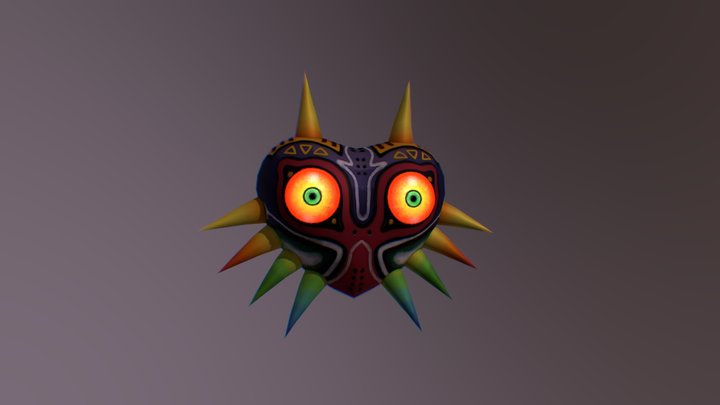 Majoras Mask with 4k Textures 3D Model