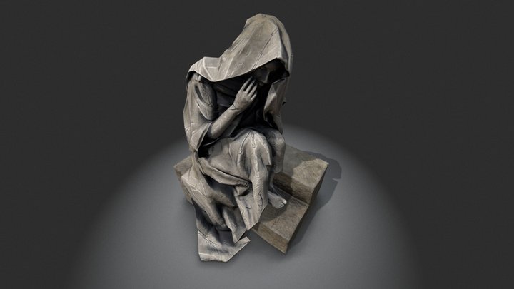 Female statue 3D Model