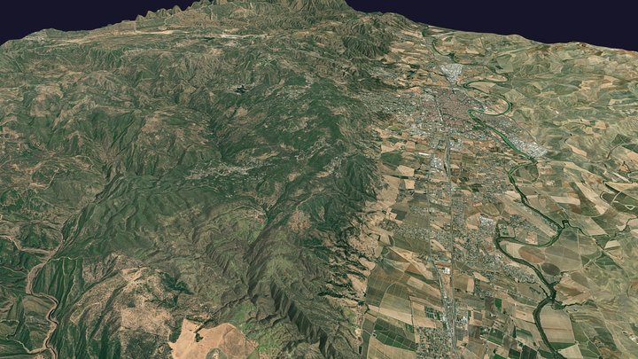 Córdoba y Sierra Morena. España 3D Model