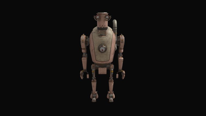 Pascal from Nier Automata 3D Model