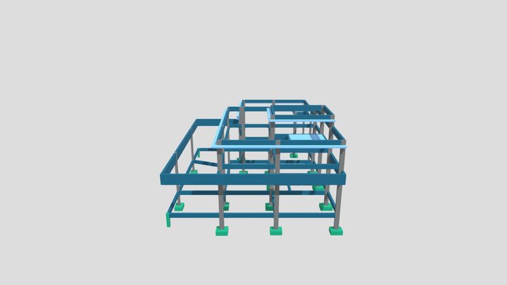 Projeto Estrutural 3D Model