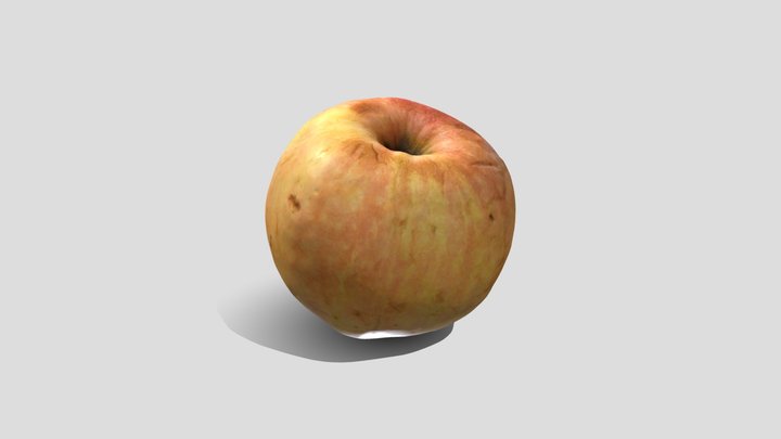Apple fruit photogrammetry scan 3D Model