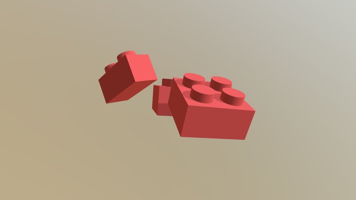 Brick Lego 3D Model