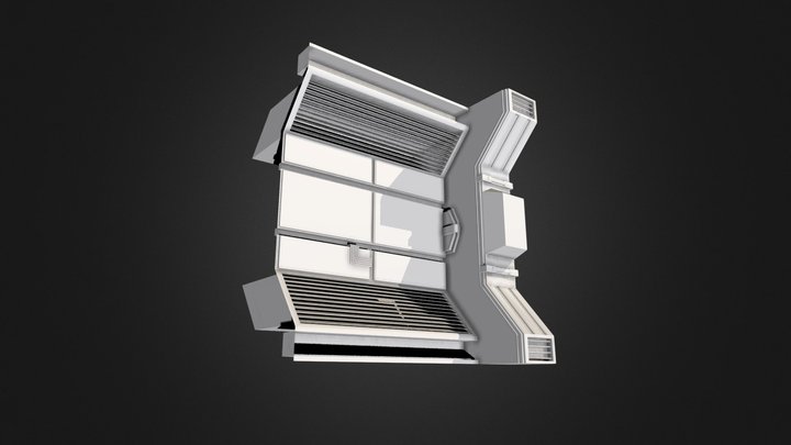 Modular Hallway 3D Model