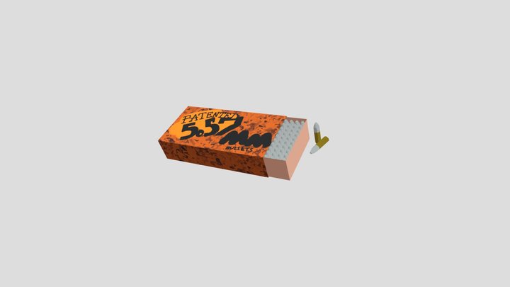 5.57 Ammo Box 3D Model
