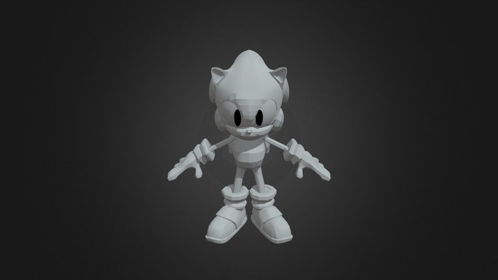 Sonic Final Mesh 3D Model