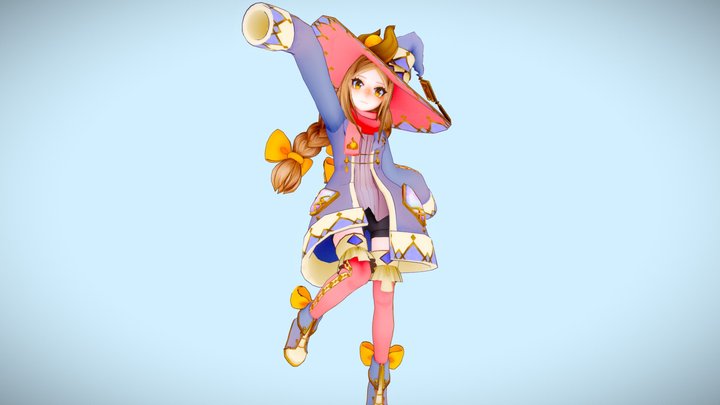 witch 3D Model