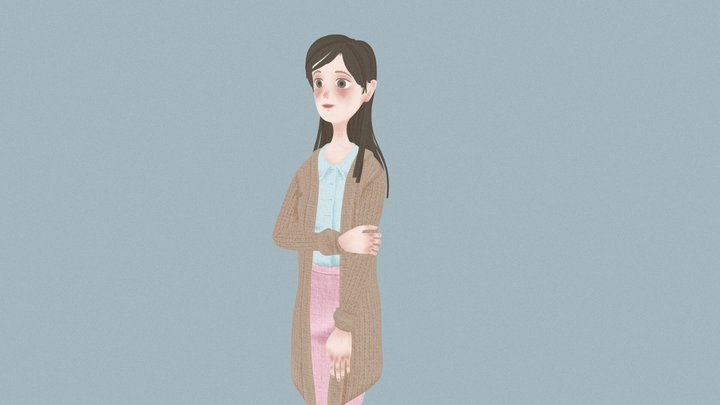 lost girl 3D Model