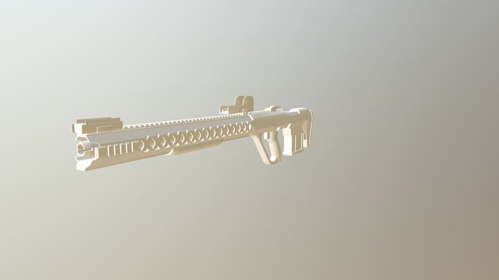 Angel of Patience's Rifle 3D Model